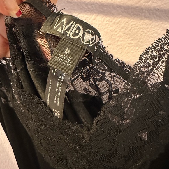 Dolls Kill DARK MISTRESS LACE BODYSUIT size Medium - Picture 4 of 4